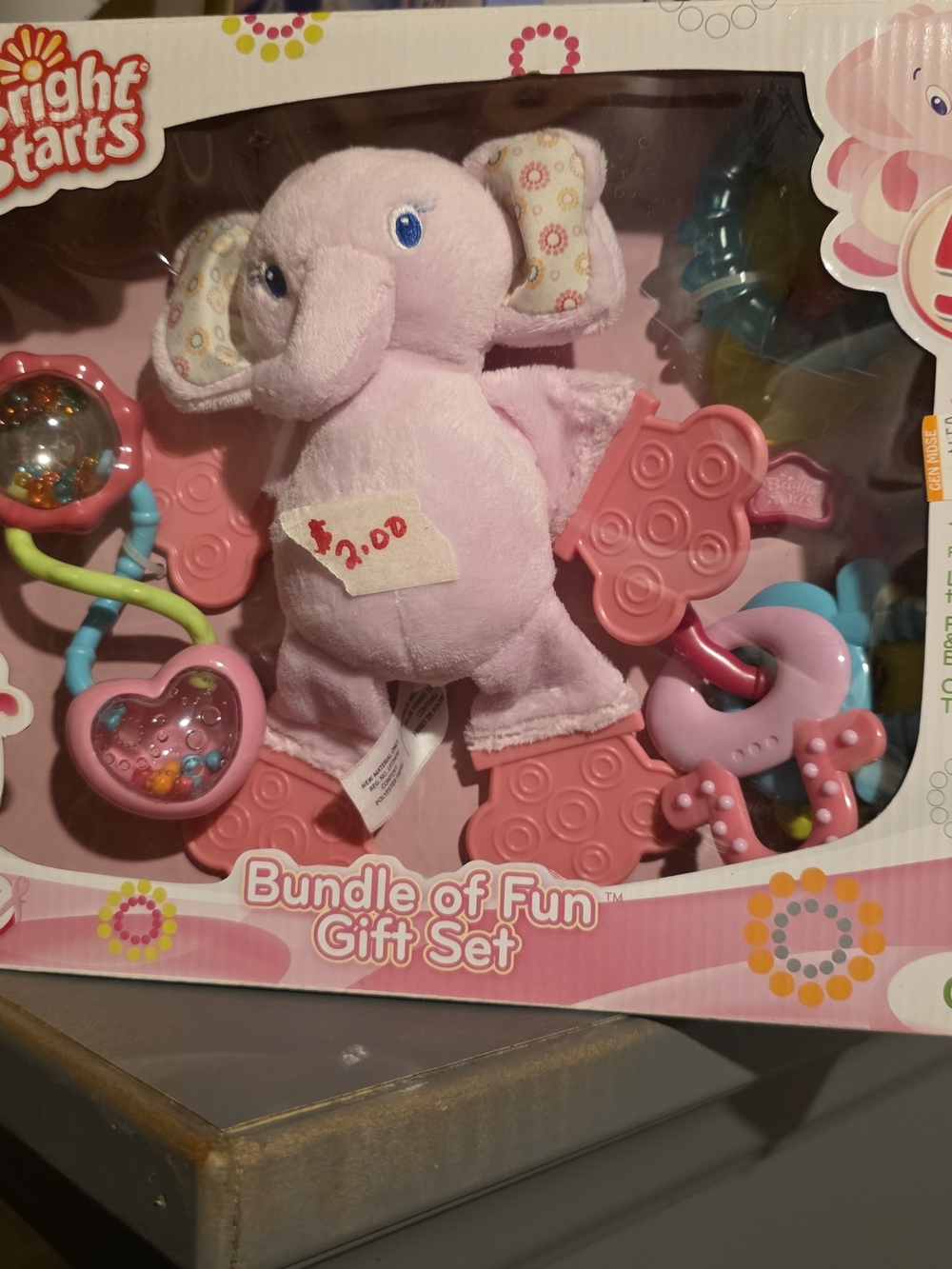 Pink Elephant Bundle of Fun Gift Set